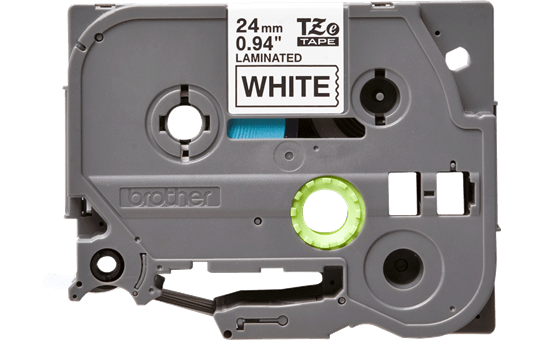 Originele Brother TZe-251 label tapecassette – zwart op wit, breedte 24 mm 2