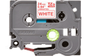 Cassetta nastro per etichettatura originale Brother TZe-252 – Rosso su bianco, 24 mm di larghezza 2