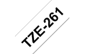 Brother TZe-261 Schriftband – schwarz auf weiß 2