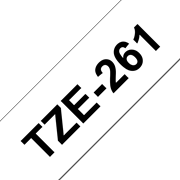 Brother TZe-261 Schriftband – schwarz auf weiß