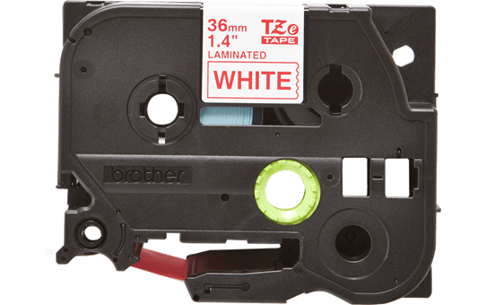 Cassette à ruban pour étiqueteuse TZe-262 Brother originale – Rouge sur blanc, 36 mm de large 2