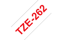 Genuine Brother TZe-262 Labelling Tape Cassette – Red on White, 36mm wide