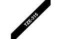 Alkuperäinen Brother TZe315 -tarranauha - valkoinen teksti mustalla pohjalla, 6 mm