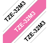 TZe-32M3 - Pack de cassettes à ruban pour étiqueteuse Brother originales