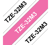 Pack de cassettes à ruban pour étiqueteuse TZe-32M3 Brother originales