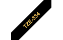 Cassette à ruban pour étiqueteuse TZe-334 Brother originale – Doré sur noir, 12 mm de large