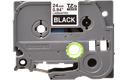 Casetă cu bandă de etichete originală Brother TZe-355 – alb pe negru, lățime de 24mm 2