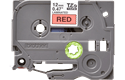 Original TZe-431 Schriftbandkassette von Brother – Schwarz auf Rot, 12 mm breit 2