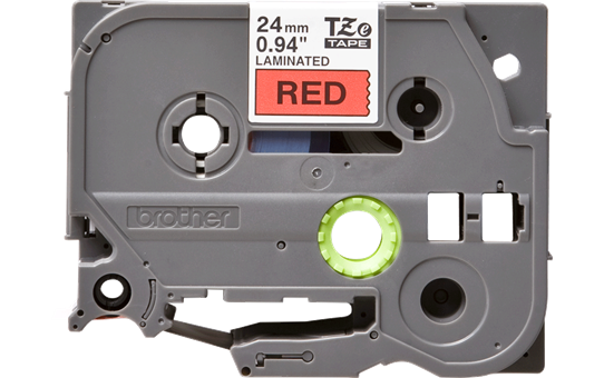 Cassette à ruban pour étiqueteuse TZe-451 Brother originale – Noir sur rouge, 24 mm de large 2