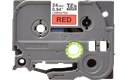 Oriģinālā Brother TZe451 melnas drukas sarkana uzlīmju lentes kasete, 24mm plata 2
