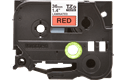 Eredeti Brother TZe-461 laminált szalag – Piros alapon fekete, 36 mm széles 2