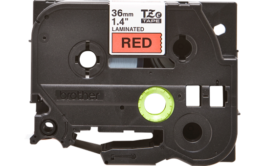 Cassetta nastro per etichettatura originale Brother TZe-461 – Nero su rosso, 36 mm di larghezza 2