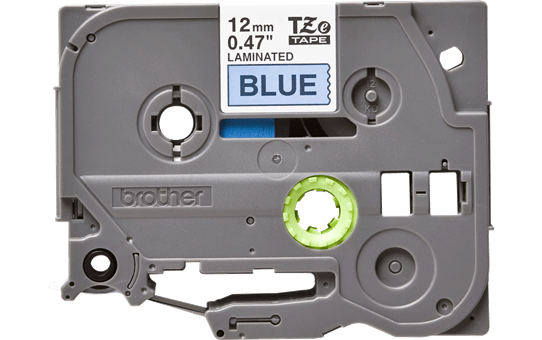 Genuine Brother TZe-531 Labelling Tape Cassette – Black on Blue, 12mm wide 2