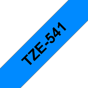 Brother TZe-541 Schriftband – schwarz auf blau