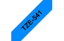 Originele Brother TZe-541 label tapecassette – zwart op blauw, breedte 18 mm