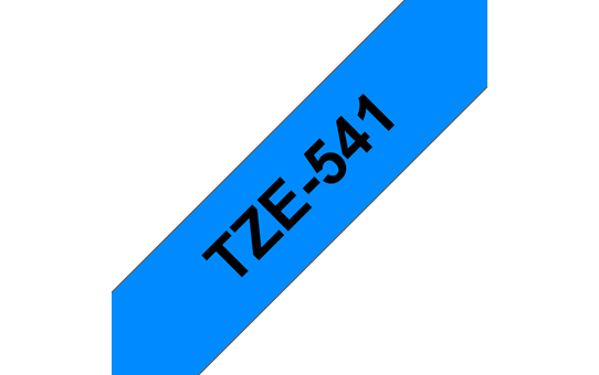 Cassette à ruban pour étiqueteuse TZe-541 Brother originale – Noir sur bleu, 18 mm de large