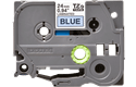 Originele Brother TZe-551 label tapecassette – zwart op blauw, breedte 24 mm 2