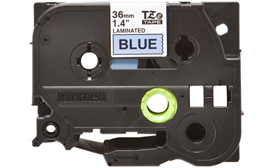 Cassetta nastro per etichettatura originale Brother TZe-561 – Nero su blu, 36 mm di larghezza