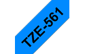 Cassette à ruban pour étiqueteuse TZe-561 Brother originale – Noir sur bleu, 36 mm de large