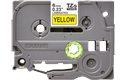 Original Brother TZe611 tape – sort på gul, 6 mm bred 2
