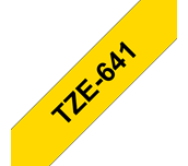 Brother TZe-641 Schriftband – schwarz auf gelb