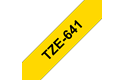 Original Brother TZe641 merketape – sort på gul, 18 mm bred