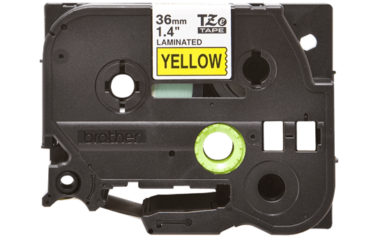 Original Brother TZe661 tape – sort på gul, 36 mm bred 2