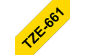 Original Brother TZe661 merketape – sort på gul, 36 mm bred