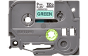 Oriģinālā Brother TZe721 melnas drukas zaļa uzlīmju lentes kasete, 9mm plata 2