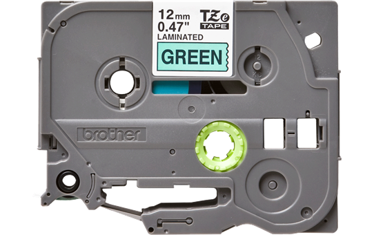 Cassette à ruban pour étiqueteuse TZe-731 Brother originale – Noir sur vert, 12 mm de large 2