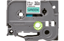 Originele Brother TZe-751 label tapecassette – zwart op groen, breedte 24 mm 2