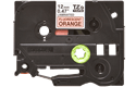 Oriģināla Brother TZe-B31 uzlīmju lentas kasete – fluorescējošas drukas, oranža, 12mm plata