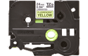 Cassetta nastro per etichettatura originale Brother TZe-C51 – Nero su giallo fluorescente, 24 mm di larghezza