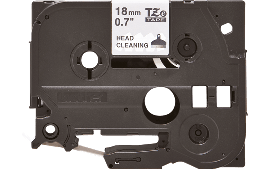 Brother TZeCL4: кассета с оригинальной лентой для очистки печатающей головки, 18 мм. 2