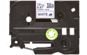 Originální kazeta se zažehlovací páskou Brother TZe-FA3 - modrý tisk na bílé, šířka 12 mm 2
