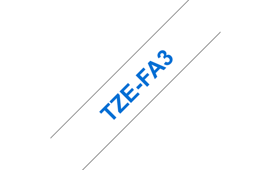 TZe-FA3 textiel labeltape 12mm