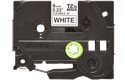Original Brother TZeFX211 fleksibel ID merketape – sort på hvit, 6 mm bred 2