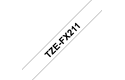 Cassette à ruban pour étiqueteuse TZe-FX211 Brother originale – Noir sur blanc, 6 mm de large