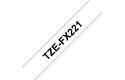Brother Pro Tape TZe-FX221 Flexi-Tape – schwarz auf weiß
