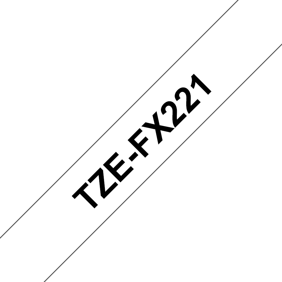Originalna Brother TZe-FX221 kaseta s fleksibilnom ID trakom za označavanje