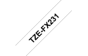 TZe-FX231 flexibele labeltape 12mm
