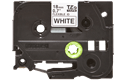 Origināla Brother TZe-FX241 uzlīmju lentes kasete – melna drukas balta, 18mm plata 2