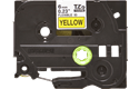 Original Brother TZeFX611 tape – sort på gul, 6 mm bred 2