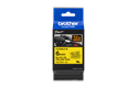 Oriģināla Brother TZe-FX611 uzlīmju lentes kasete – melnas drukasz dzeltena, 6mm plata 3
