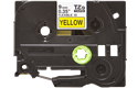 Brother TZe-FX621 - черен текст на жълта гъвгава лента, ширина 9mm 2