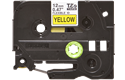 Oriģināla Brother TZe-FX631 uzlīmju lentes kasete – melnas drukas dzeltena, 12mm plata 2