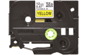 Casetă cu bandă de etichete originală Brother TZe-FX631 – negru pe galben, lățime de 12 mm 2