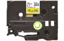 Oryginalna taśma identyfikacyjna Flexi ID TZe-FX641 firmy Brother – czarny nadruk na żółtym tle, 18mm szerokości 2