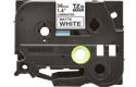 Genuine  Brother TZe-M261 Matt Laminated Labelling Tape Cassette – Black on White, 36mm wide 2