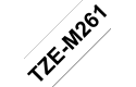 TZe-M261 mat gelamineerde labeltape zwart op wit – breedte 36 mm 3